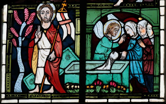 Frohe Ostern - Jesus ist auferstanden von den Toten